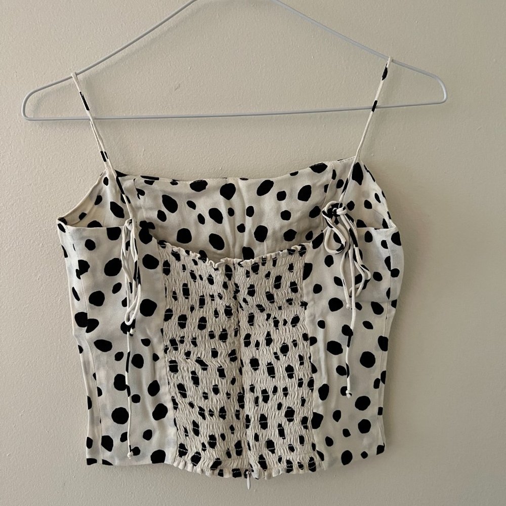 Reformation Meyer Top In Ink Blot - image 2